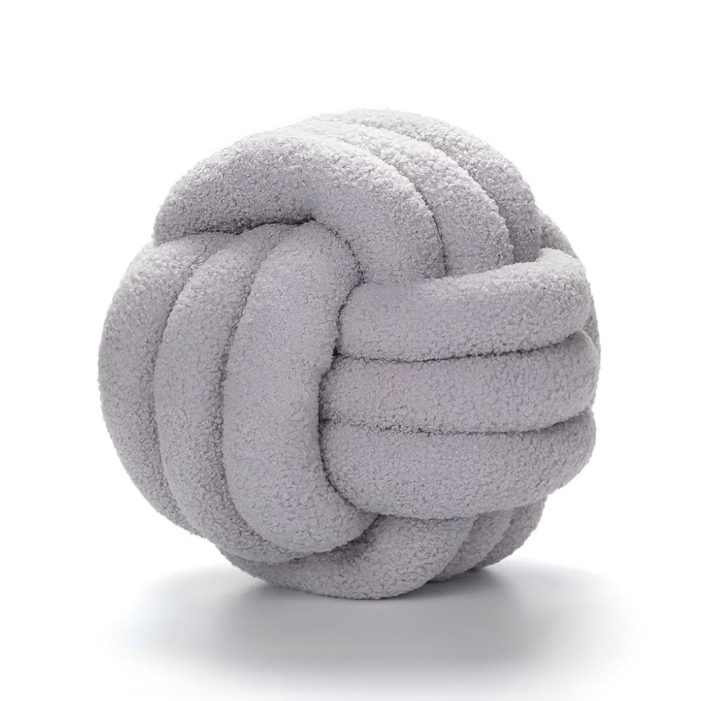 Geknotetes Boucle-Kissen