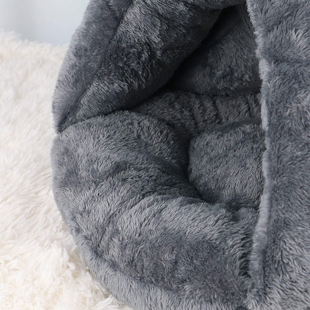 Polar-Fleece Haustier-Höhlenbett