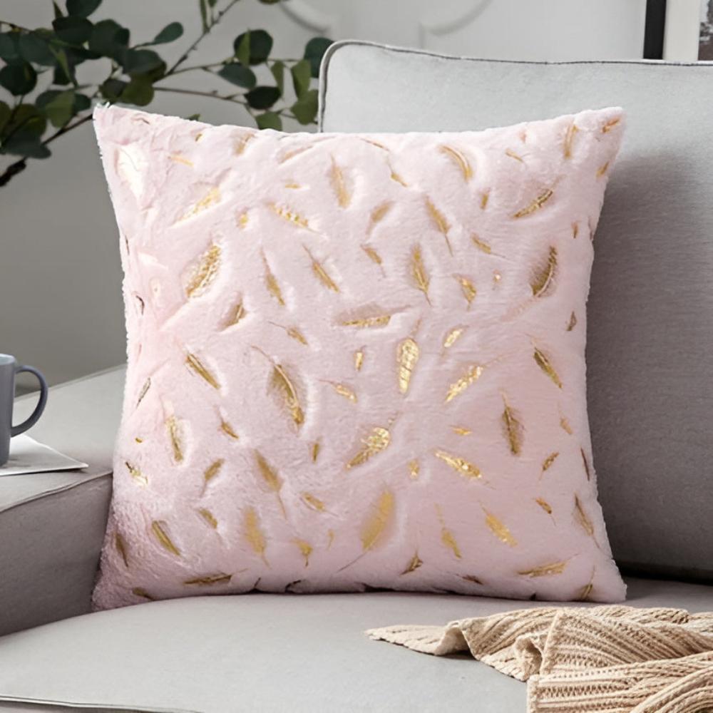 Goldene Blatt Samt Kissenbezüge