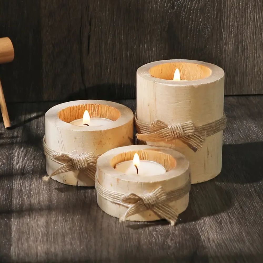 Bamboo Essence Kerzenhalter | 3 Sets