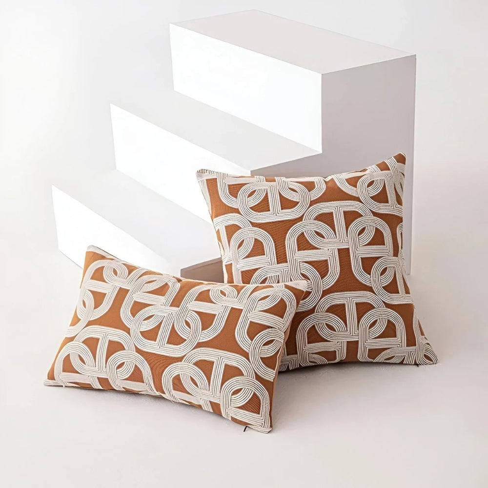 Moderne Interlock-Muster Kissenbezug