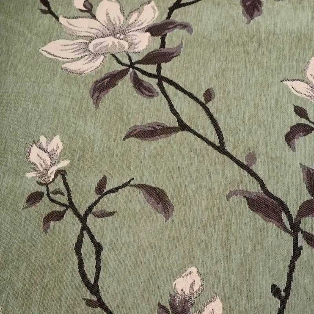 Vintage Blumen Chenille Sofabezug