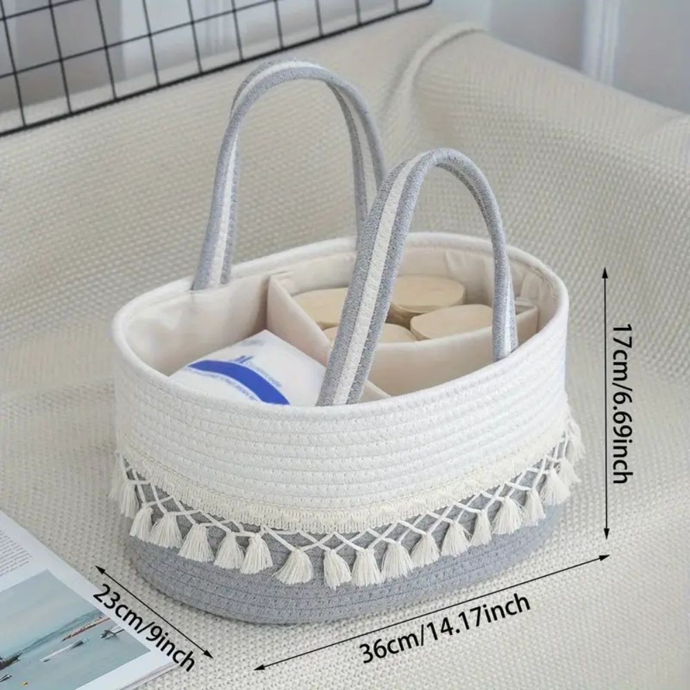 Baby Caddy Organizer mit Spitzenrand