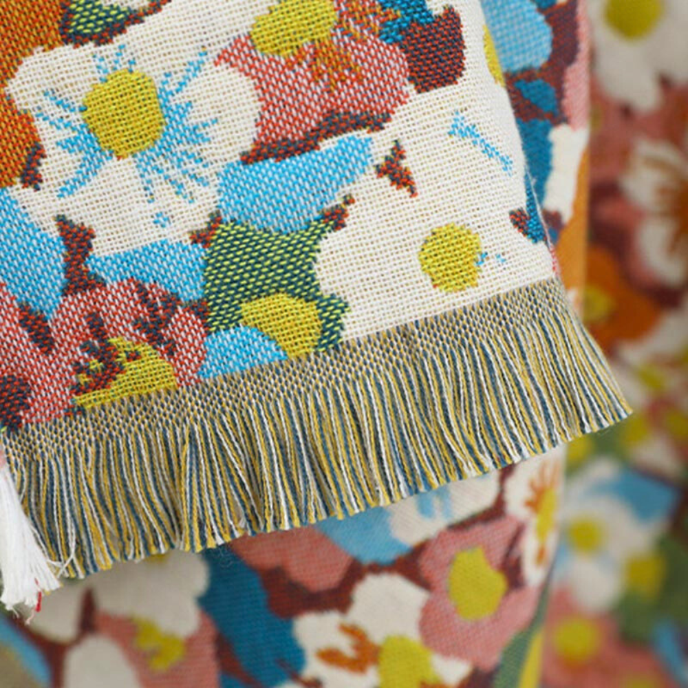 Opulente Flora Wendebadetuch