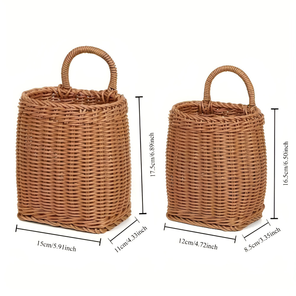 Weidenrattan Woven Aufbewahrungskorb