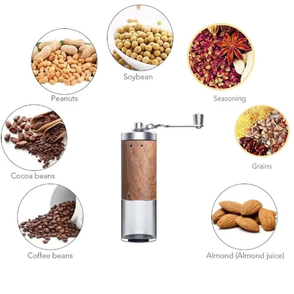 Holzmechanische Kaffeemühle