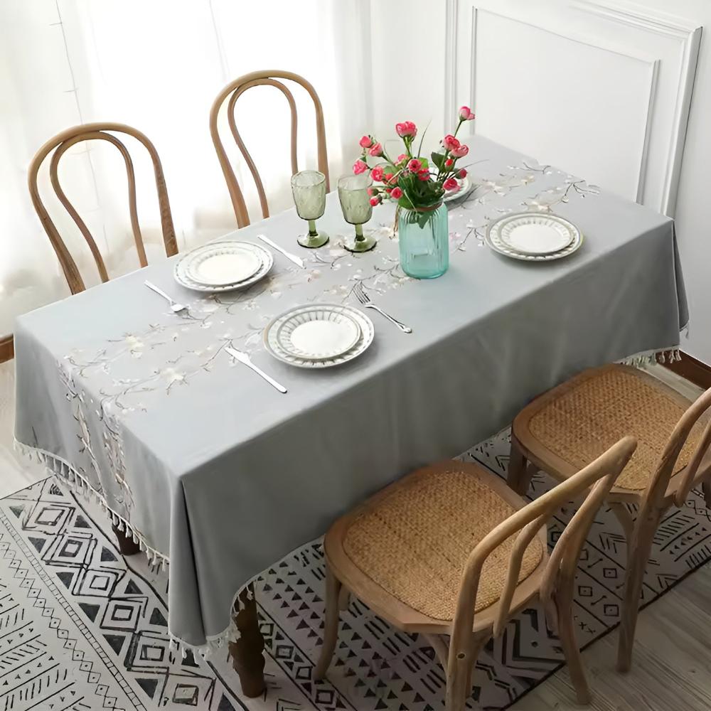 Blossom Weave Elegance Tischdecke