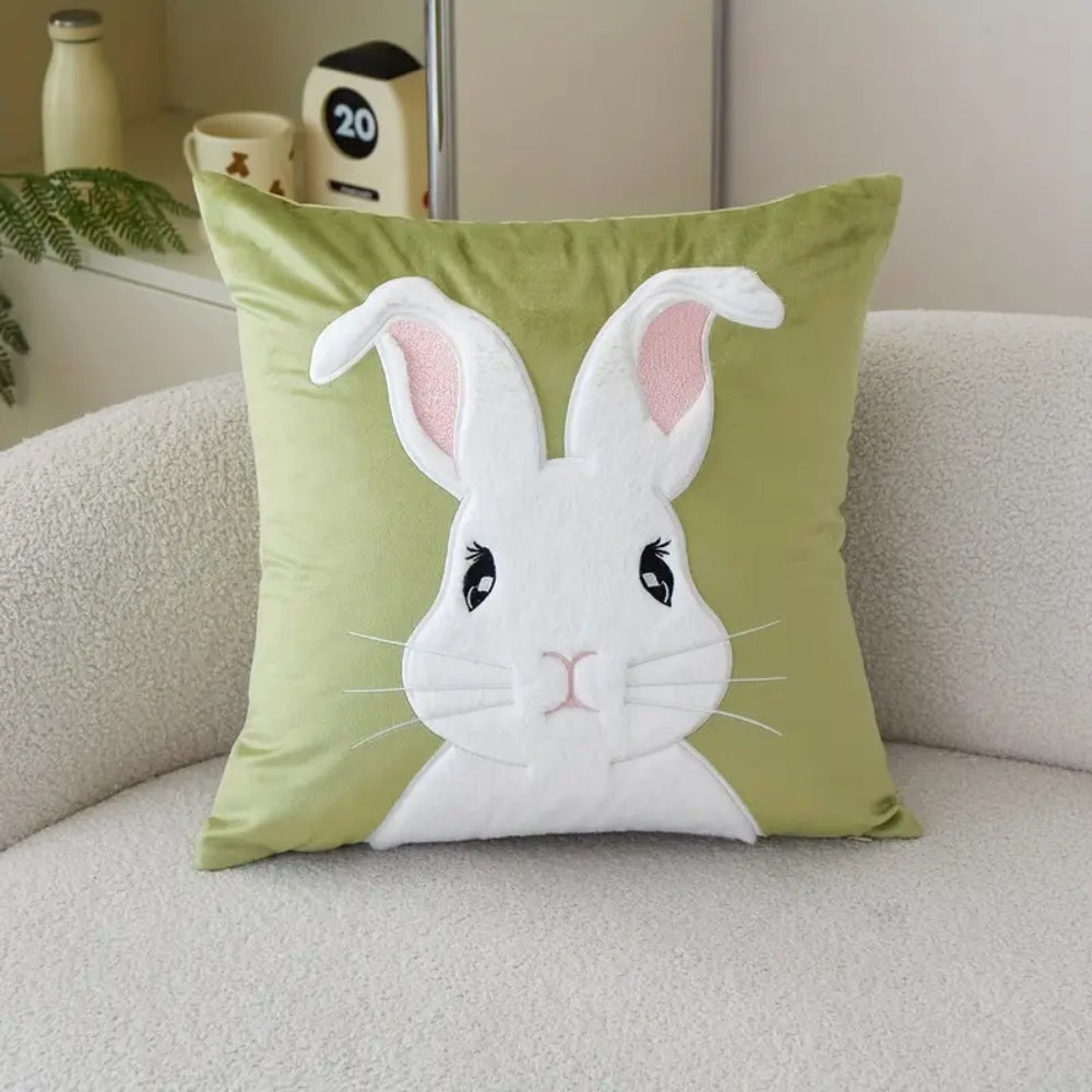 Appliqué Ostern Hase Kissenbezug