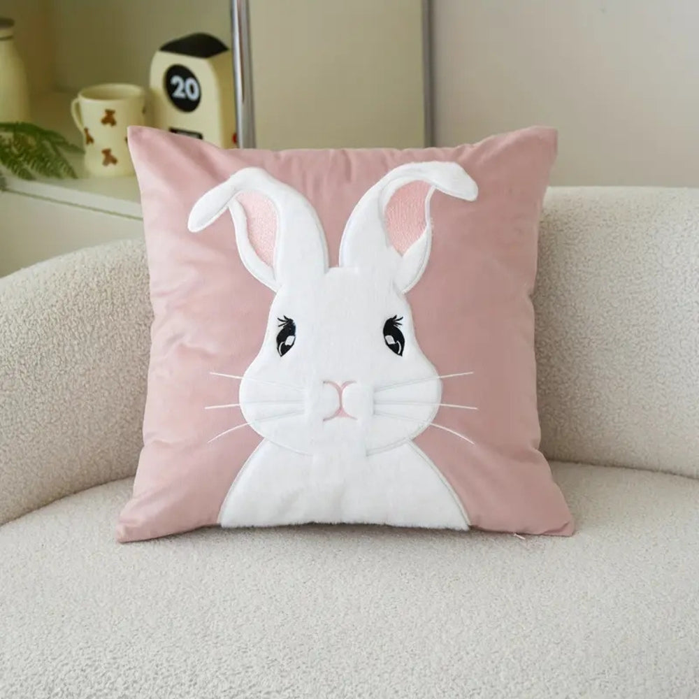 Appliqué Ostern Hase Kissenbezug