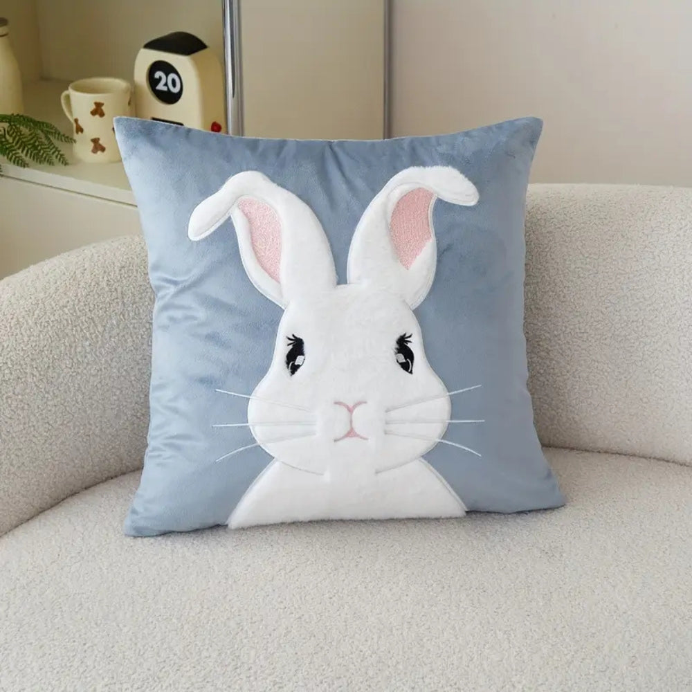 Appliqué Ostern Hase Kissenbezug
