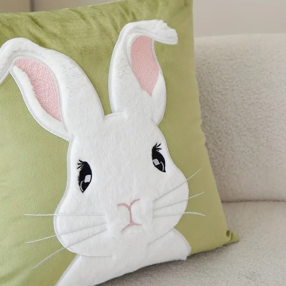 Appliqué Ostern Hase Kissenbezug