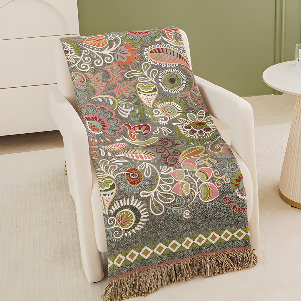 Herbstblatt Boho Wendedecke