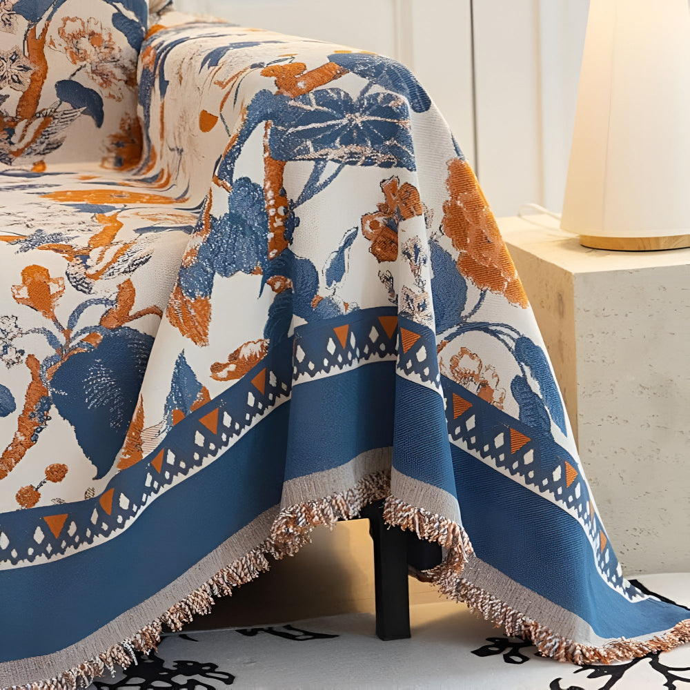 Herbstreben Jacquard Sofabezug