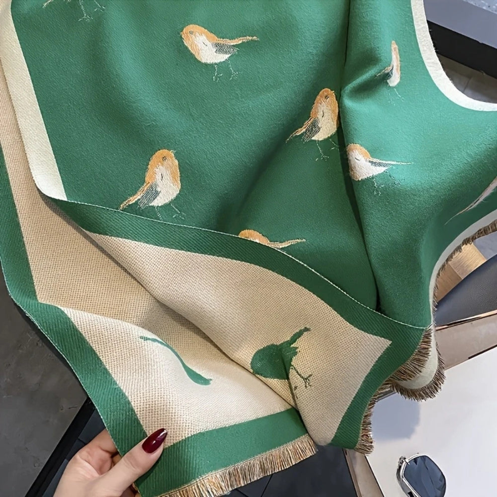Aviary Atmungsaktives Vogel Jacquard Tuch