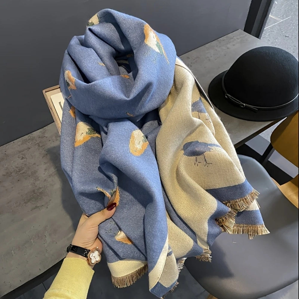 Aviary Atmungsaktives Vogel Jacquard Tuch
