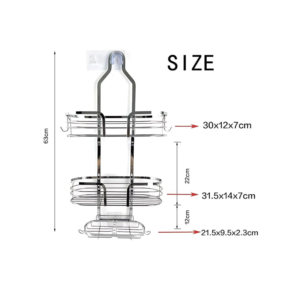Drei-Layer-Duschorganisator Caddy