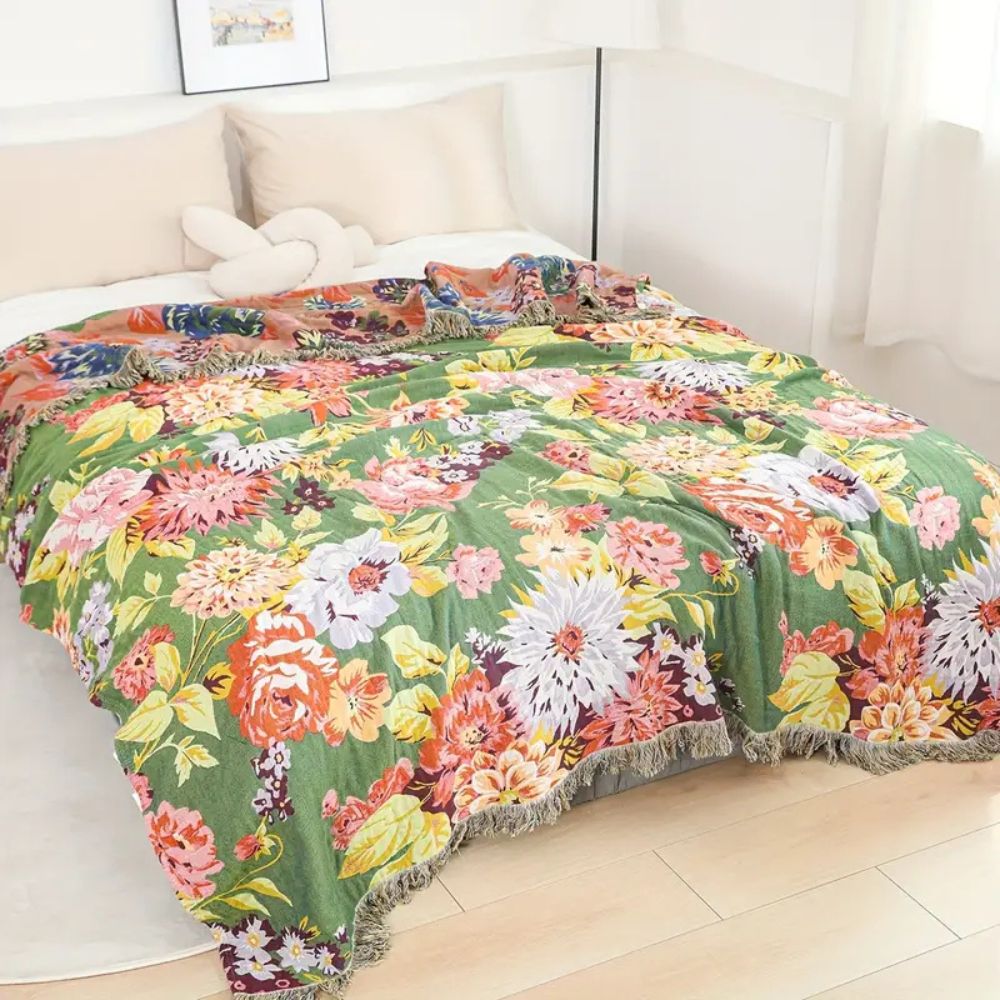 Bloomline Baumwoll-Blumen-Decke