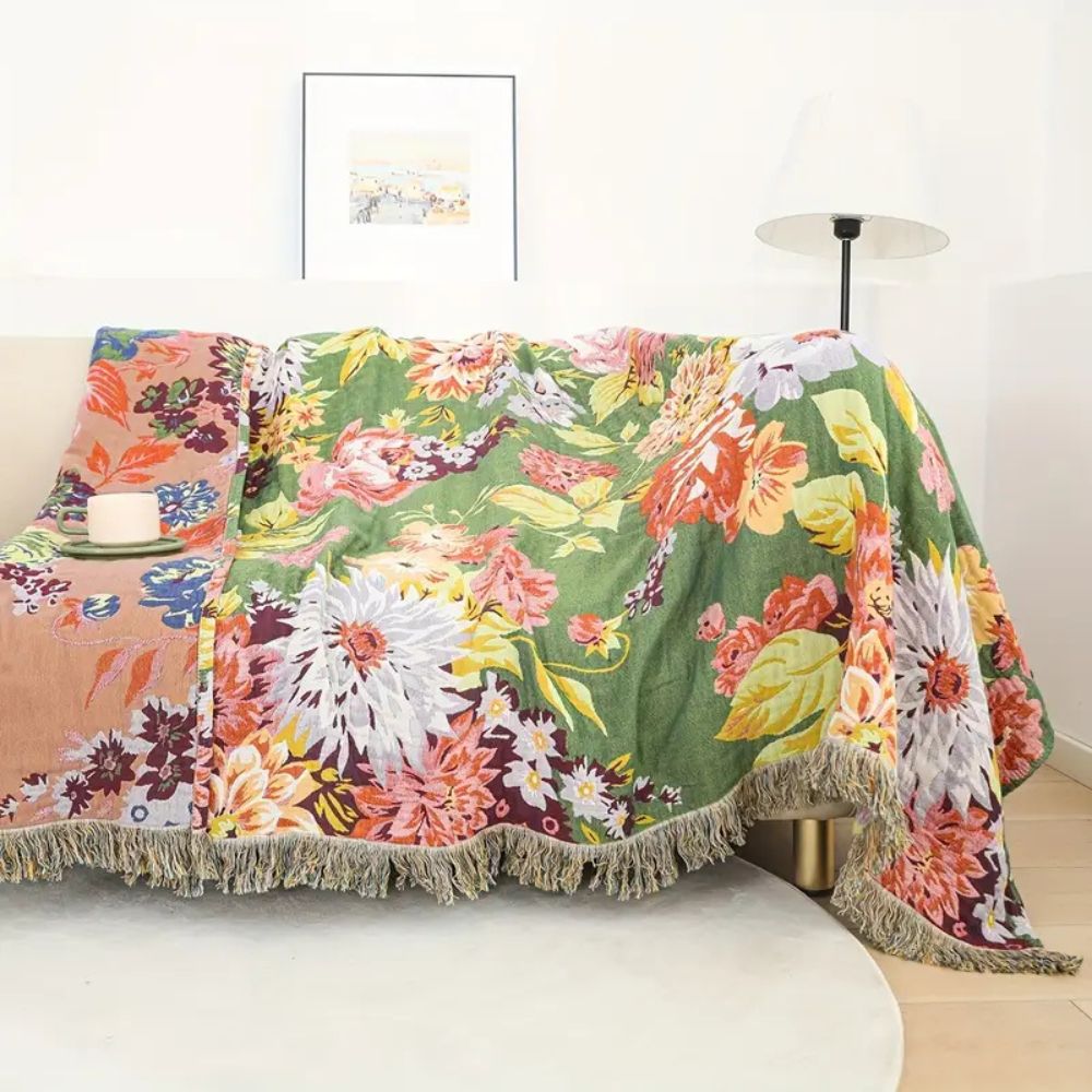 Bloomline Baumwoll-Blumen-Decke