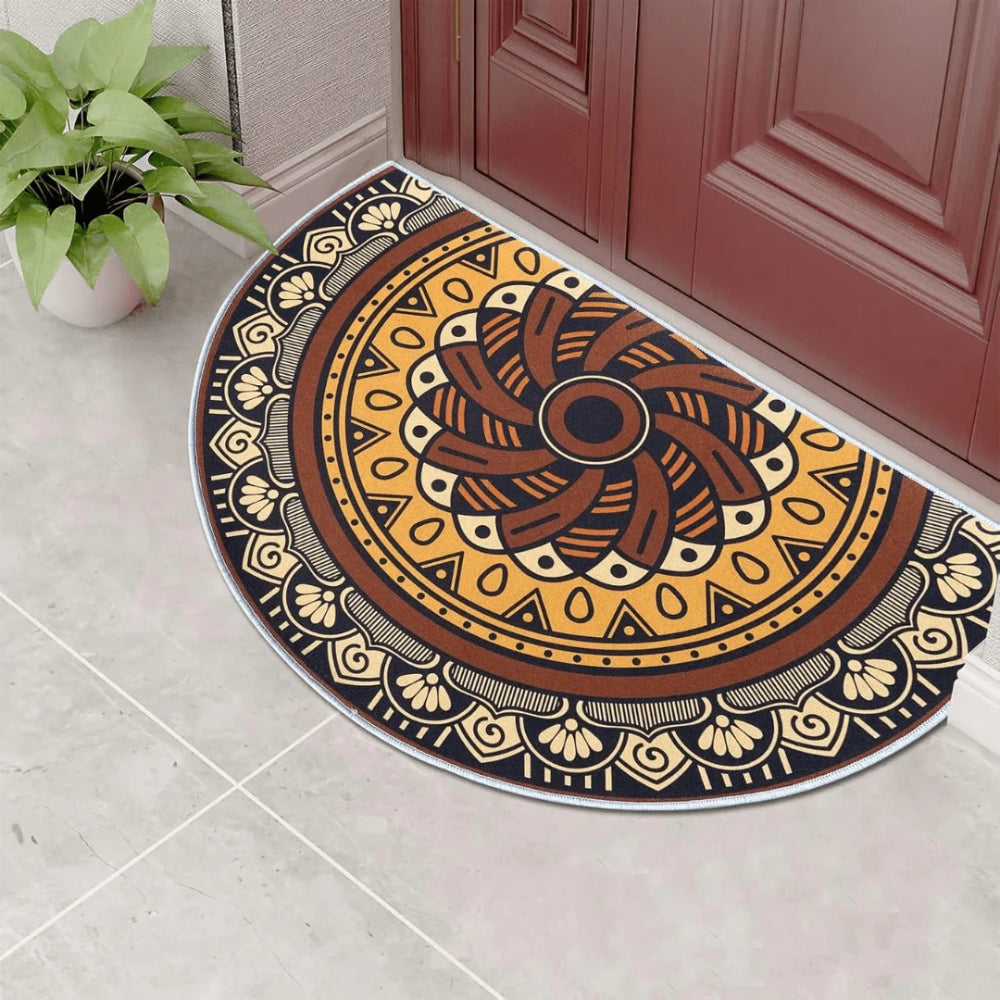 Bohemian Halbkreis Mandala Teppich
