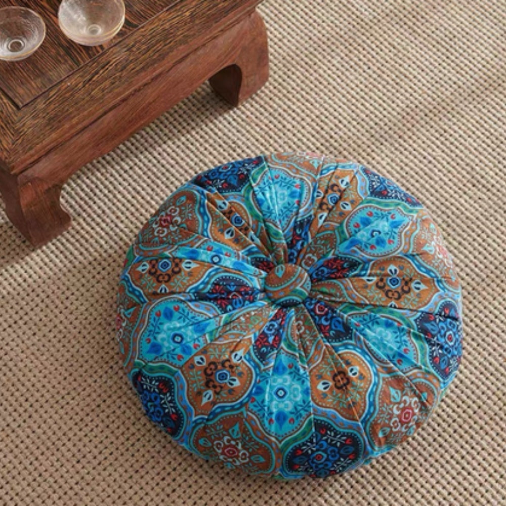 Boho Rundes Sitzkissen