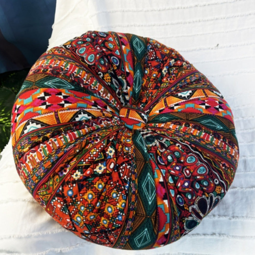 Boho Rundes Sitzkissen