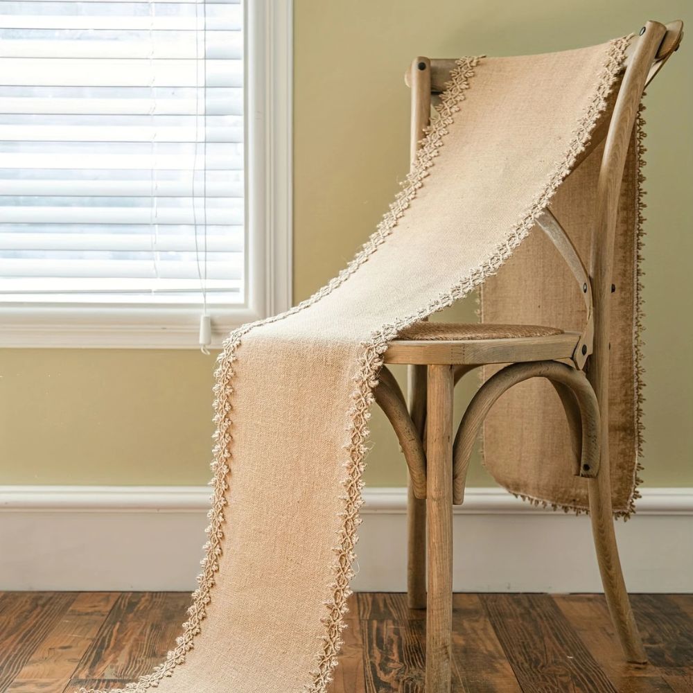 Jute Charme Boho Tischläufer