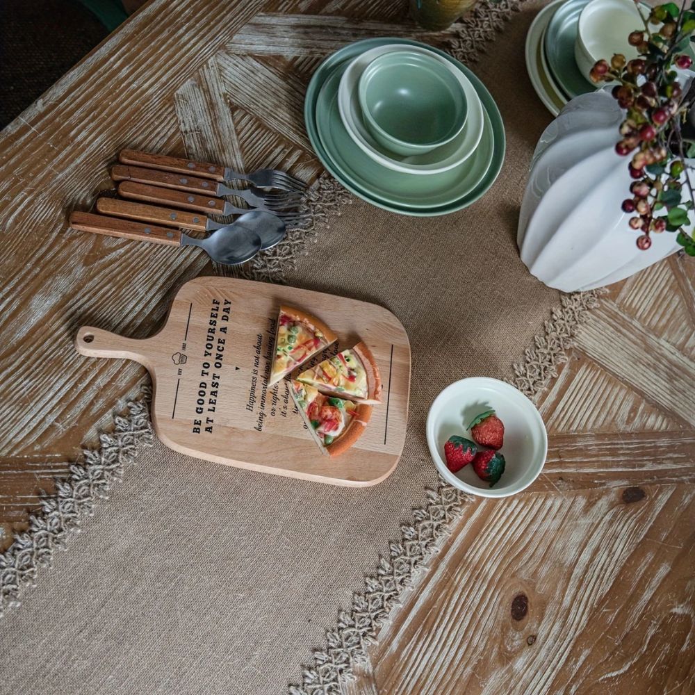 Jute Charme Boho Tischläufer