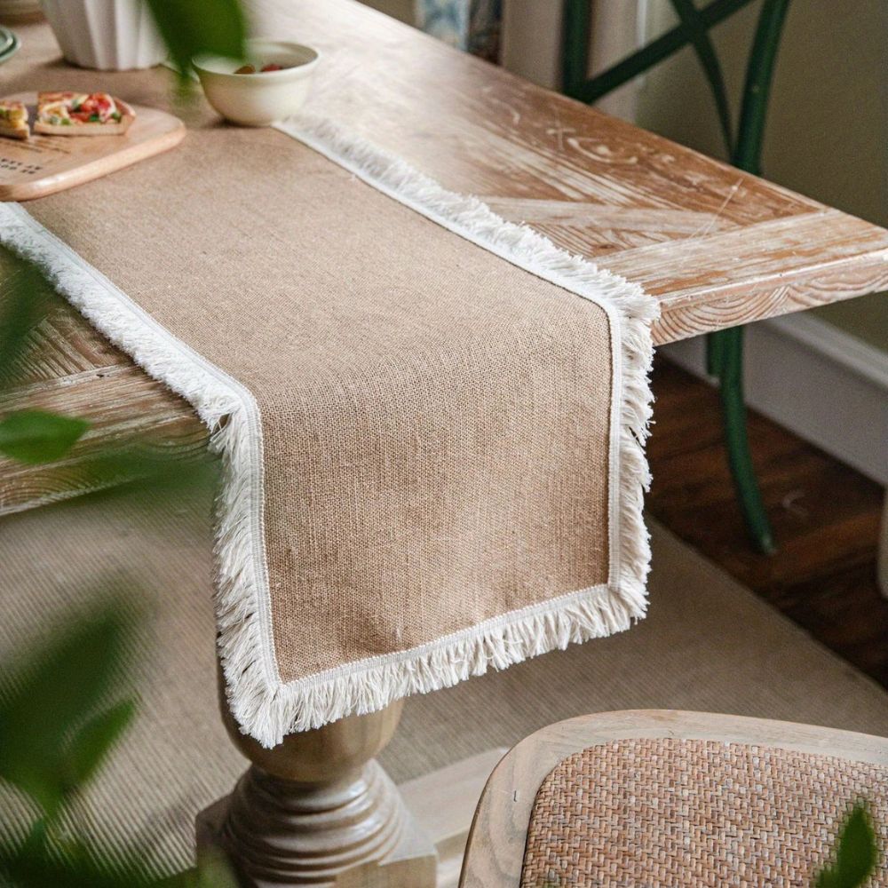 Jute Charme Boho Tischläufer