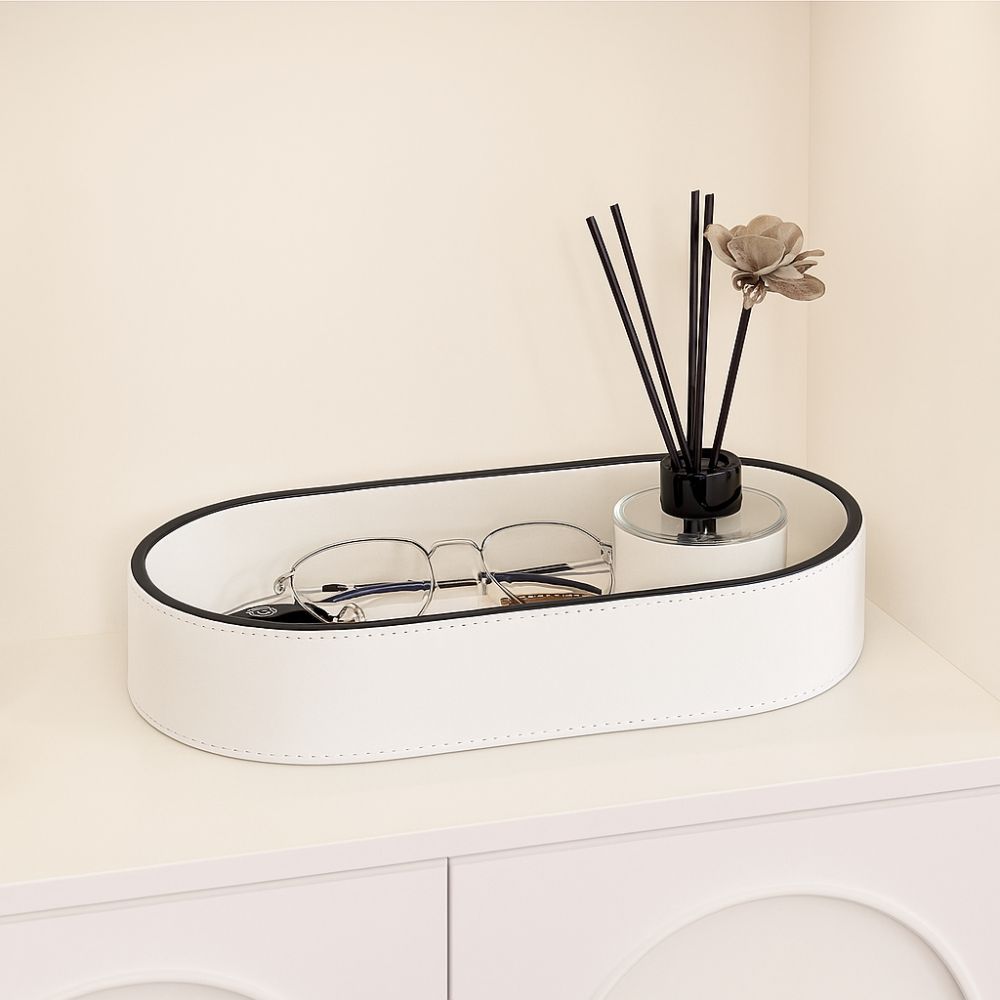 Kapsel Leder Organizer Tray