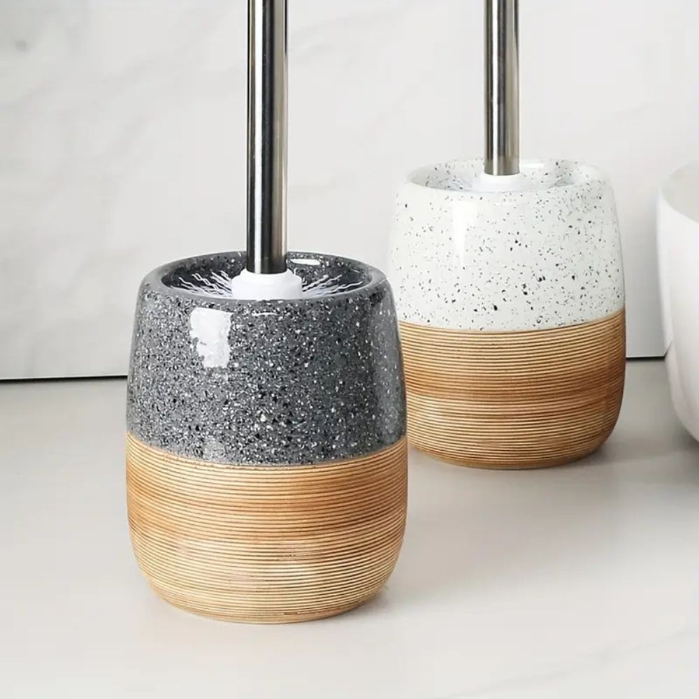 Elegantes Badezimmer Toilettenbürsten- und Halter-Set