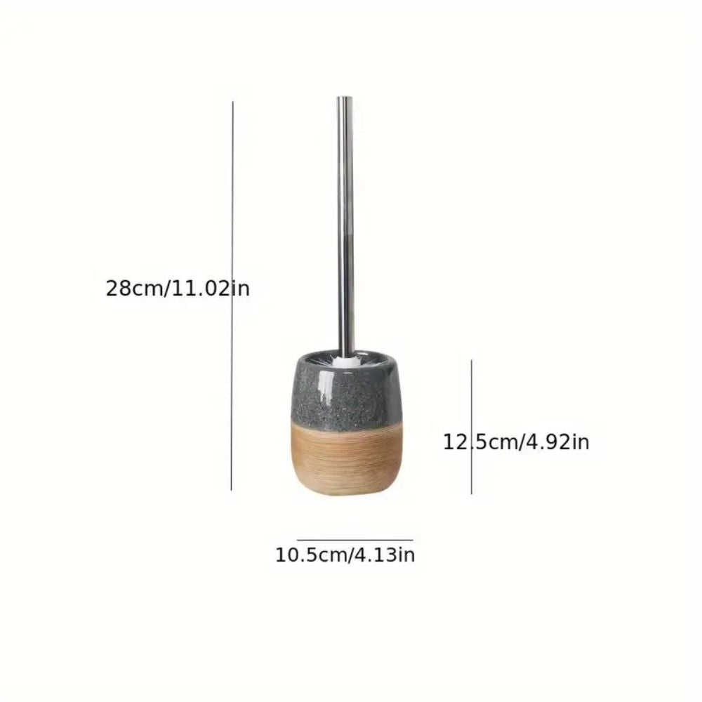Elegantes Badezimmer Toilettenbürsten- und Halter-Set