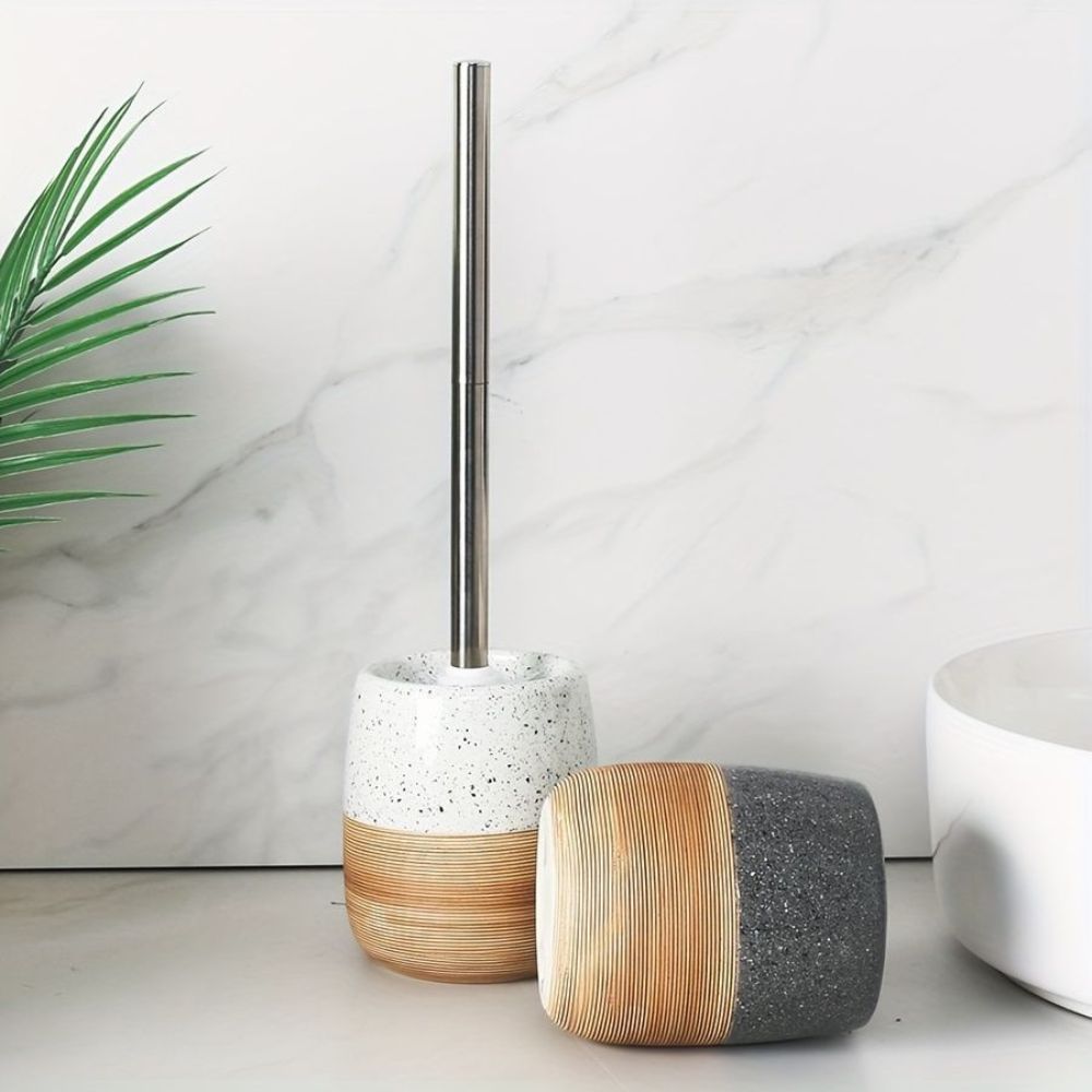 Elegantes Badezimmer Toilettenbürsten- und Halter-Set