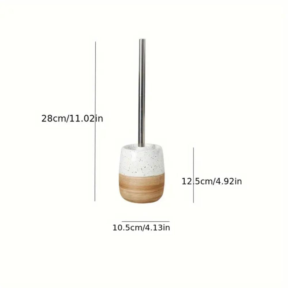 Elegantes Badezimmer Toilettenbürsten- und Halter-Set