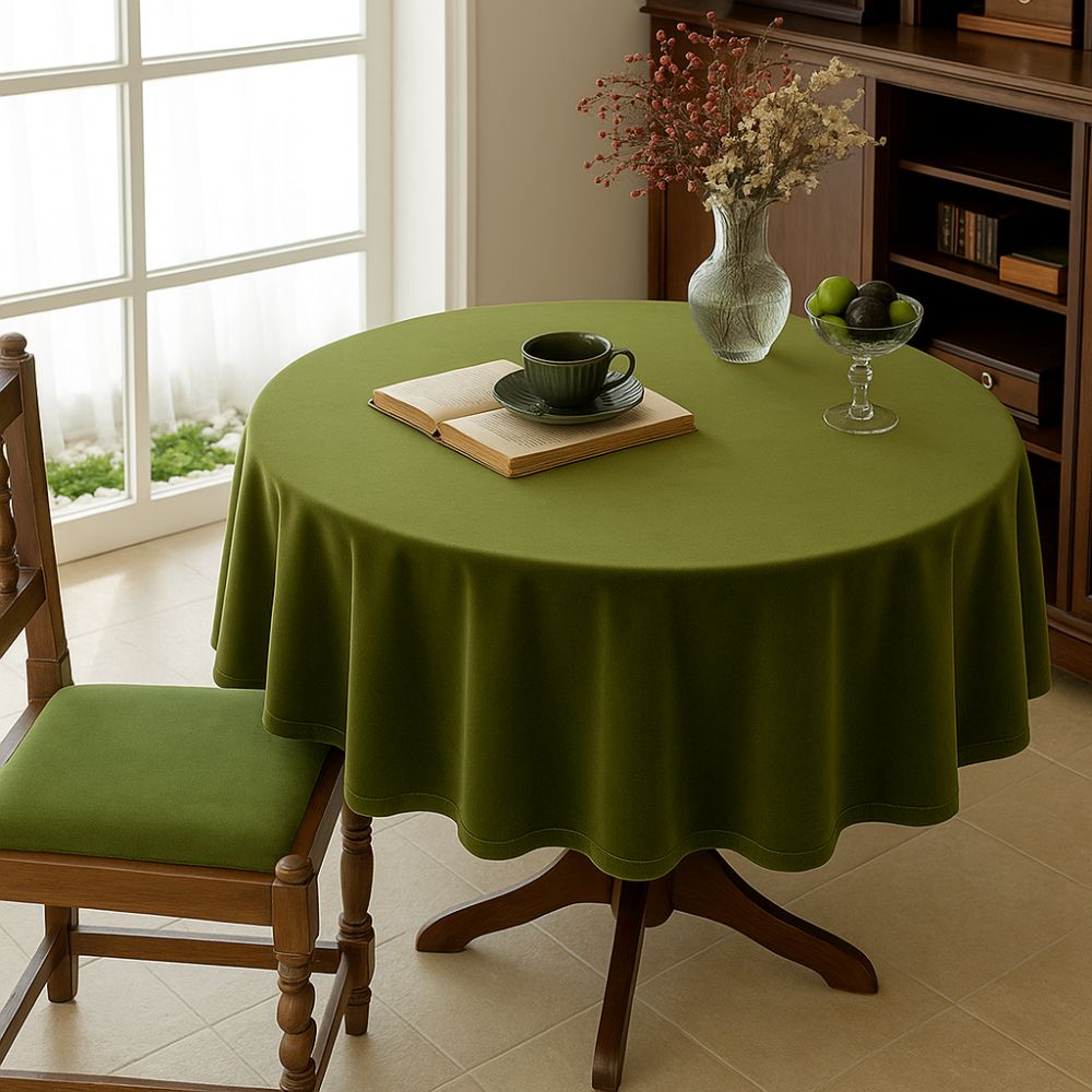 Château Olive Samt Tischdecke