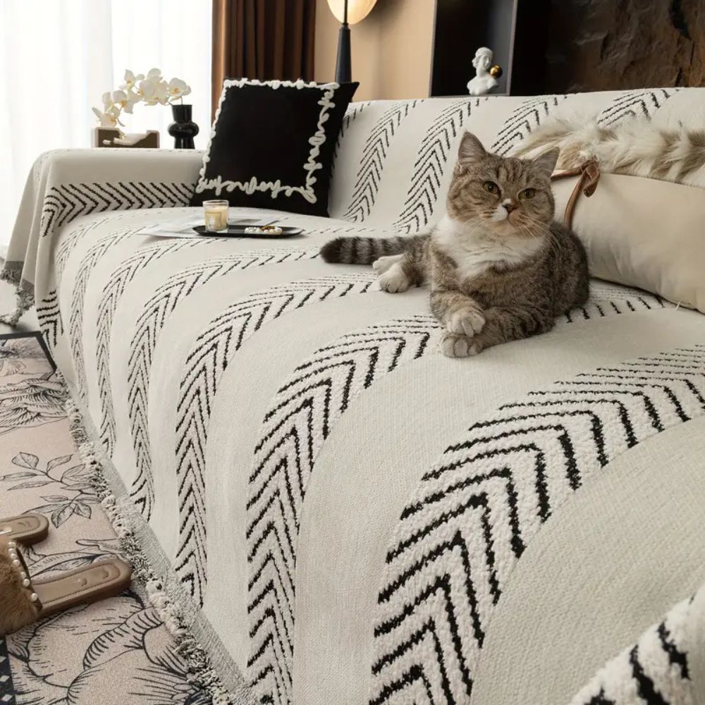 Chevron Echo Linie Sofaüberzug