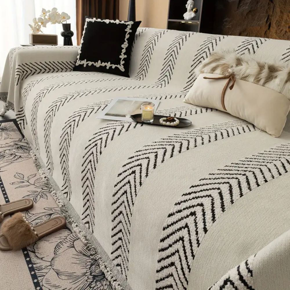 Chevron Echo Linie Sofaüberzug