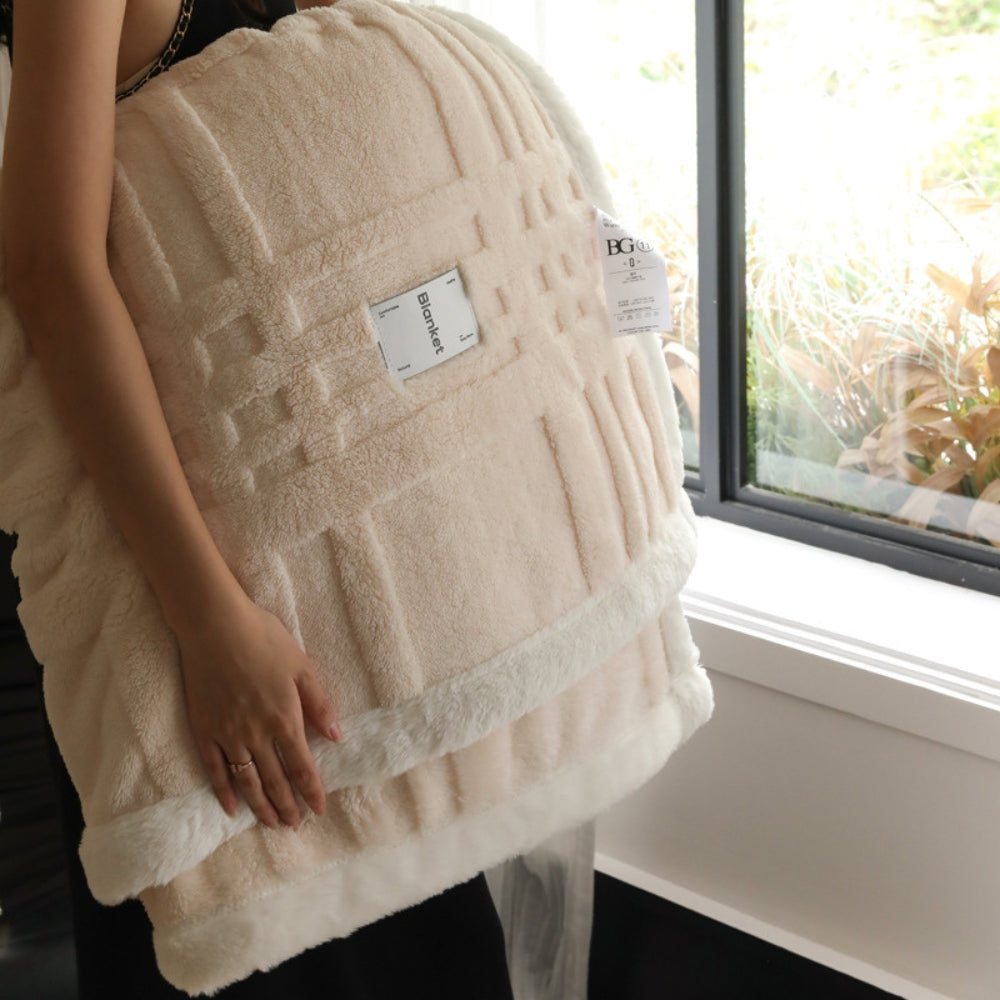 Cosmo Fluffy Winter Dreidimensionales Warmes Blanket