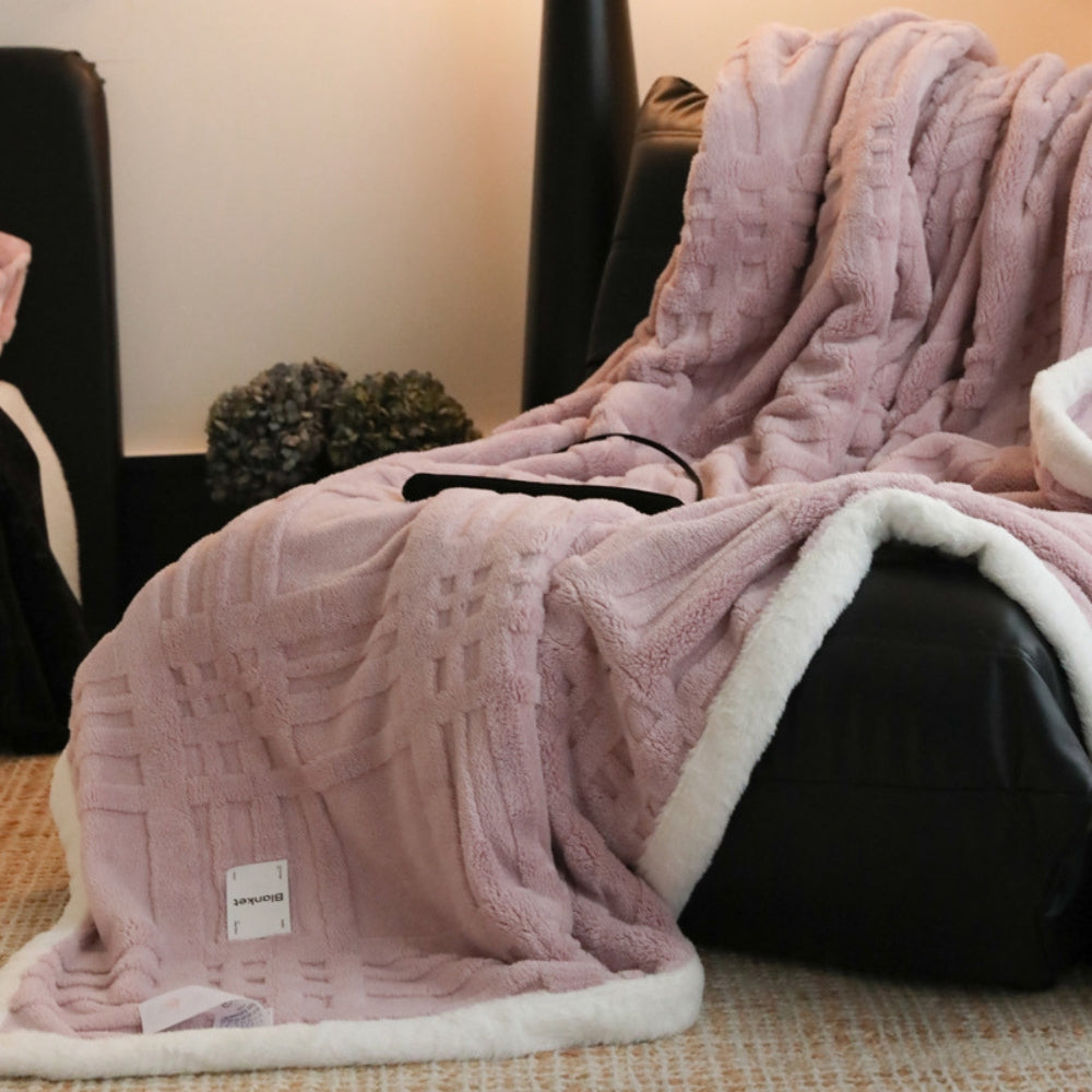 Cosmo Fluffy Winter Dreidimensionales Warmes Blanket