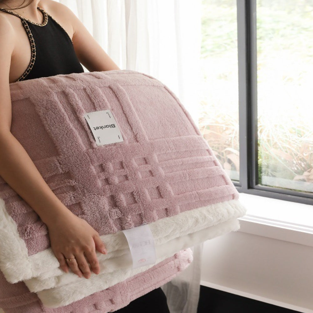 Cosmo Fluffy Winter Dreidimensionales Warmes Blanket