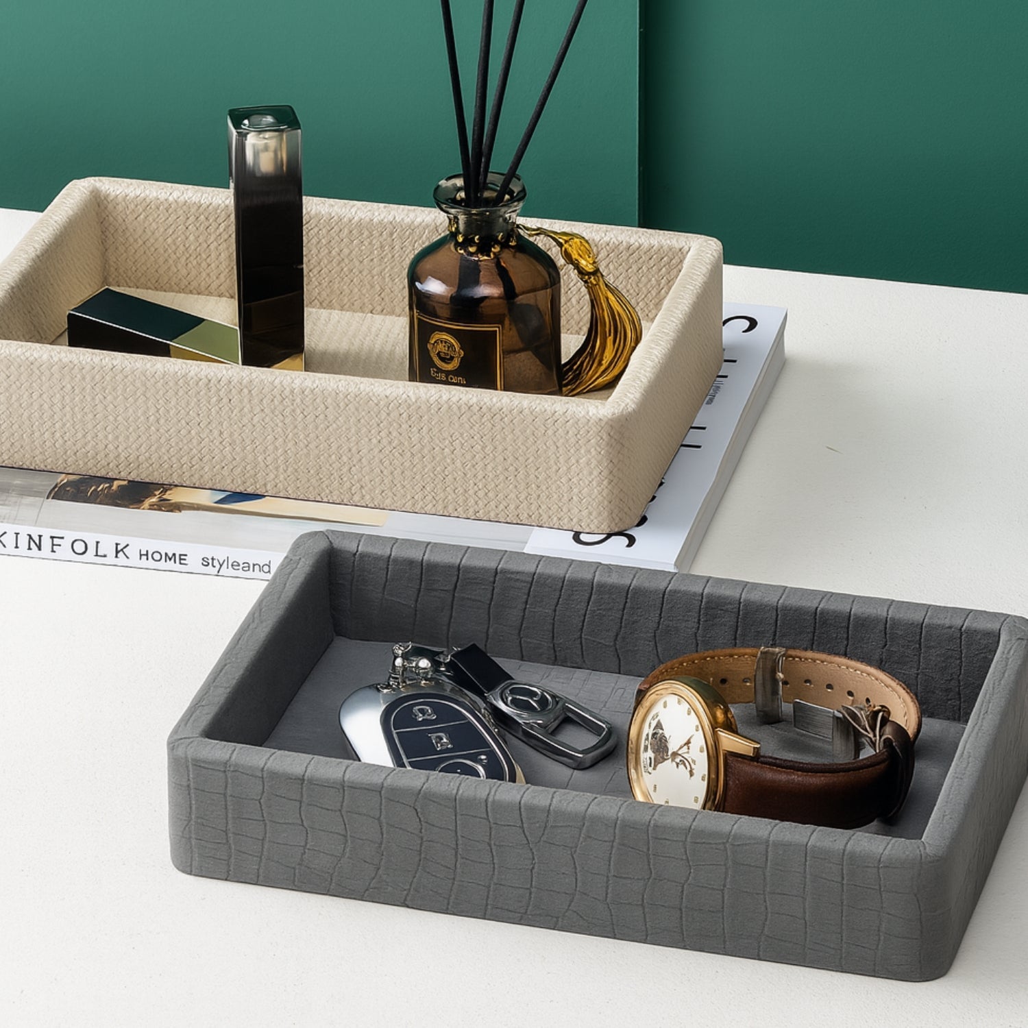 Croc Luxe Organizer Tray Box