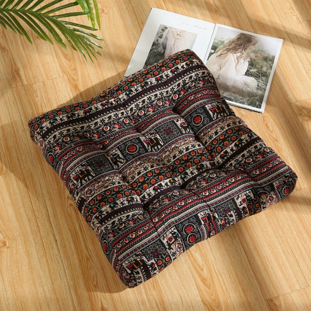 Bohemian Quadrat Kissen Sitzpolster