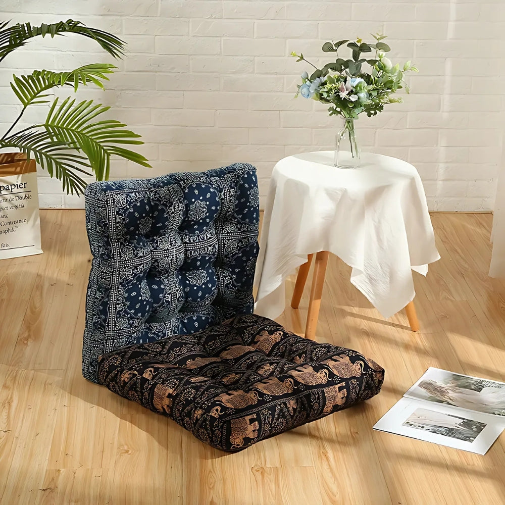 Bohemian Quadrat Kissen Sitzpolster