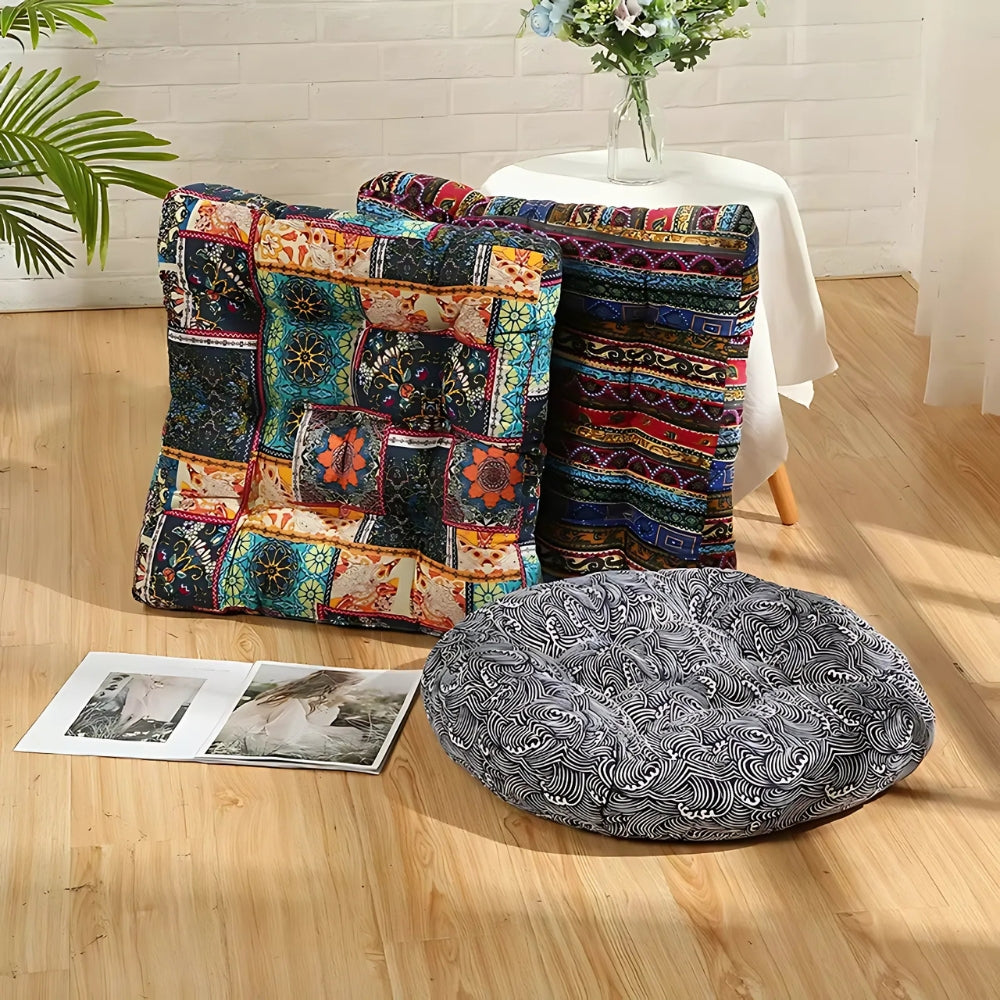 Bohemian Quadrat Kissen Sitzpolster