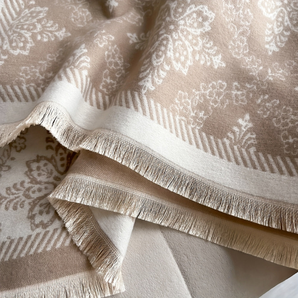 Elara Damask Druck Schal Stola