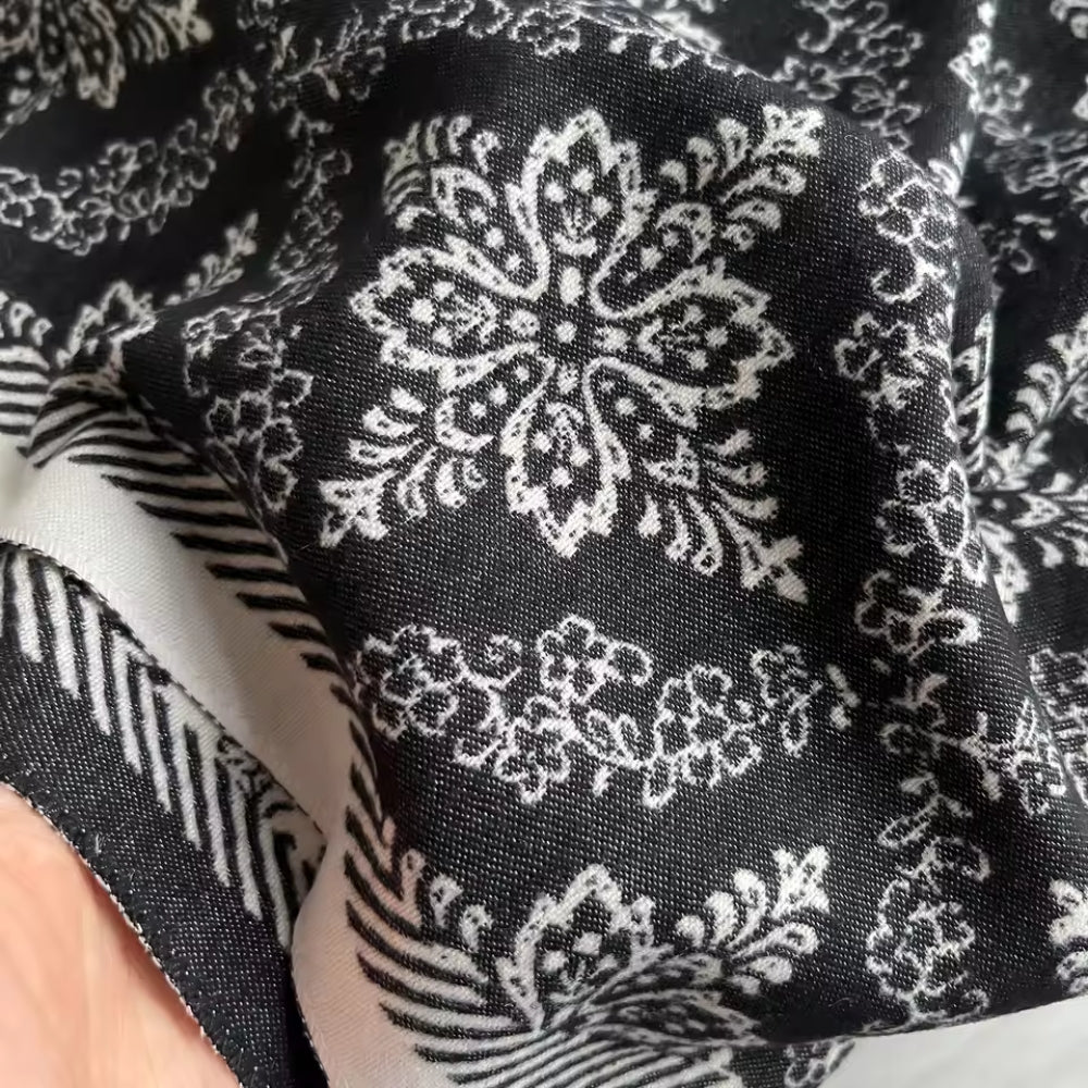 Elara Damask Druck Schal Stola