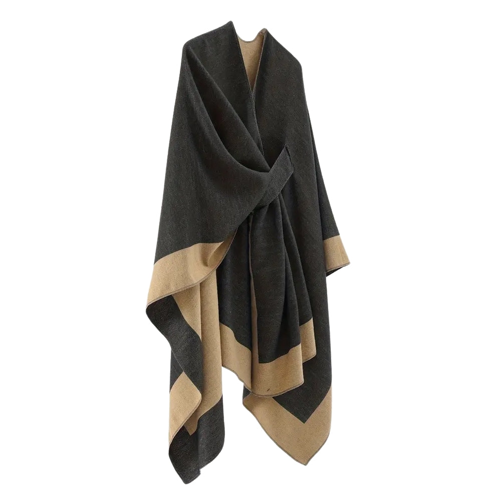Emiree Stilvoller Drapierter Poncho