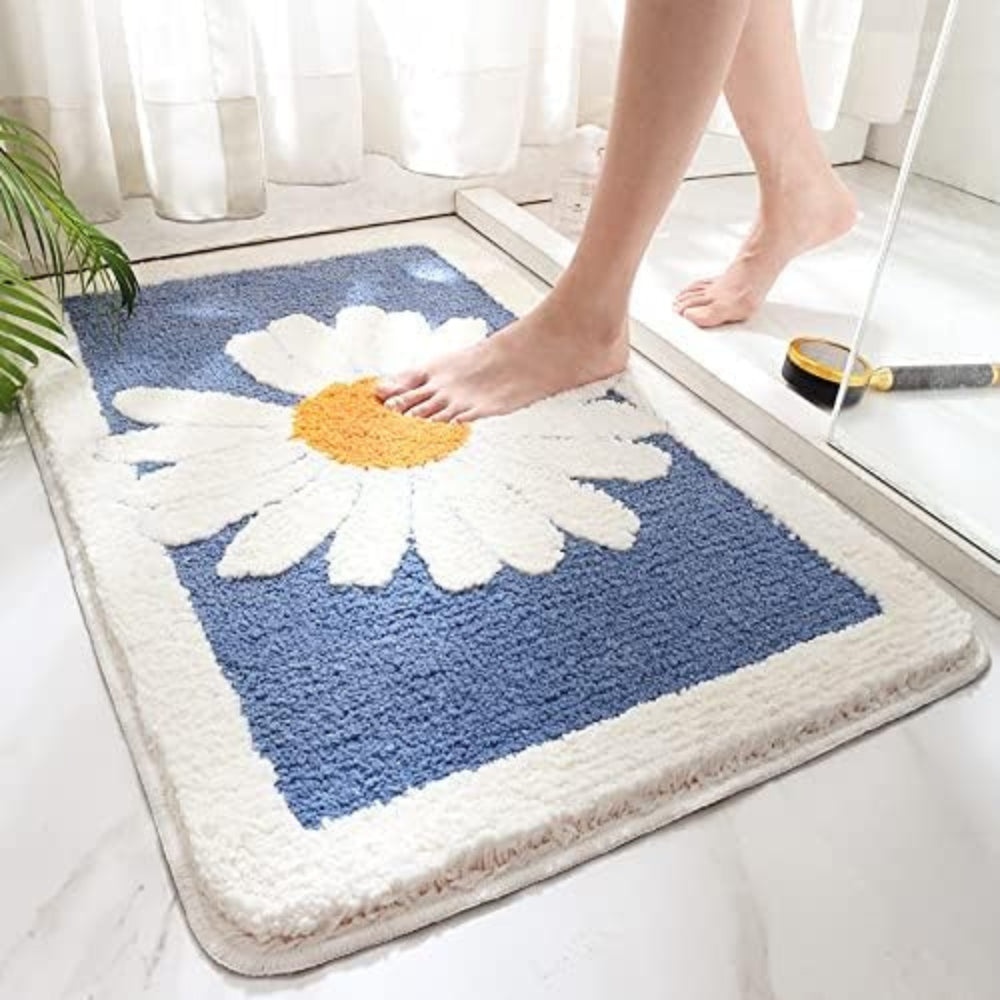 Fleur Plüsch Floral Badteppich