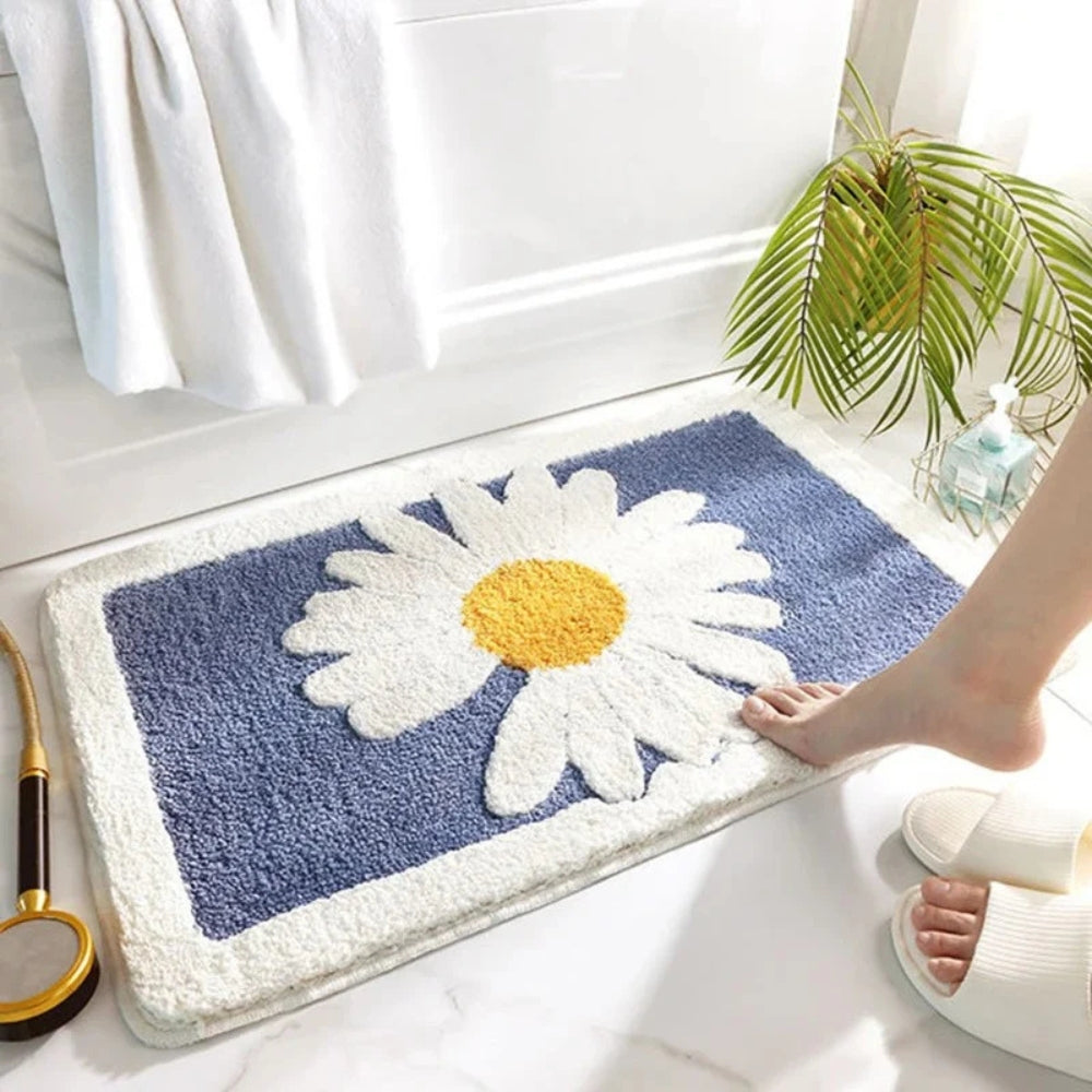 Fleur Plüsch Floral Badteppich