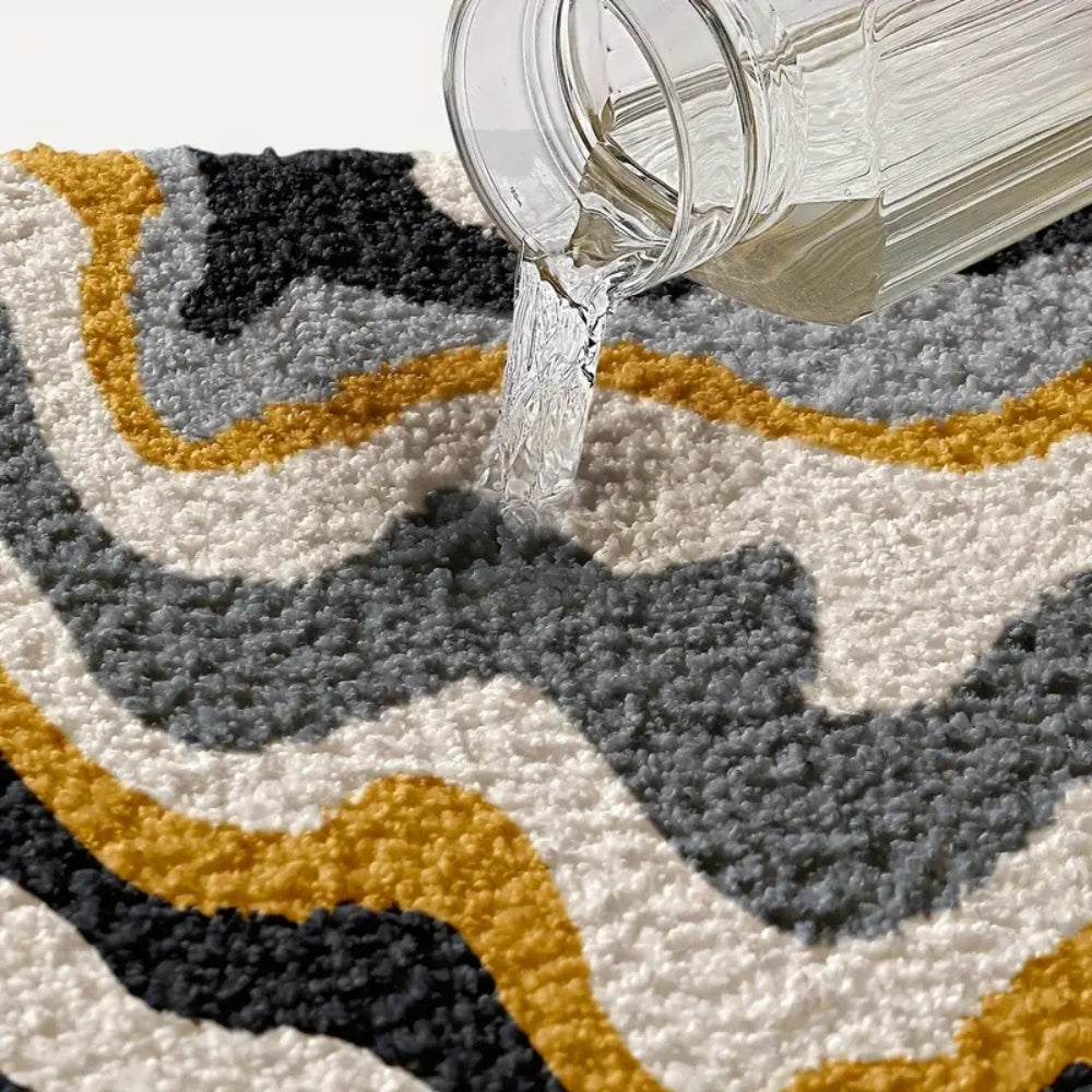 Flockstreifen Absorbente Badmatte