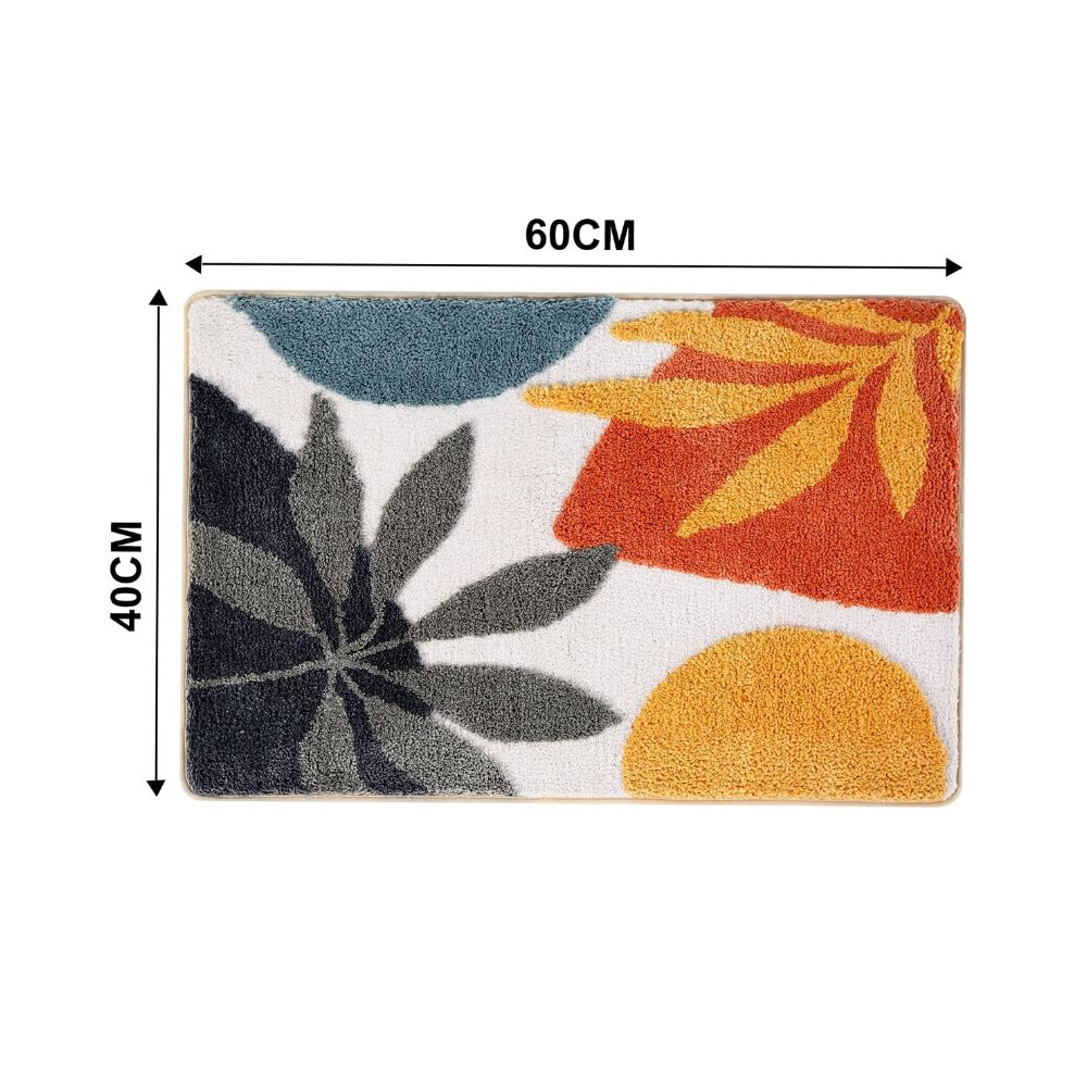 Blumenmuster Antirutsch-Badematte